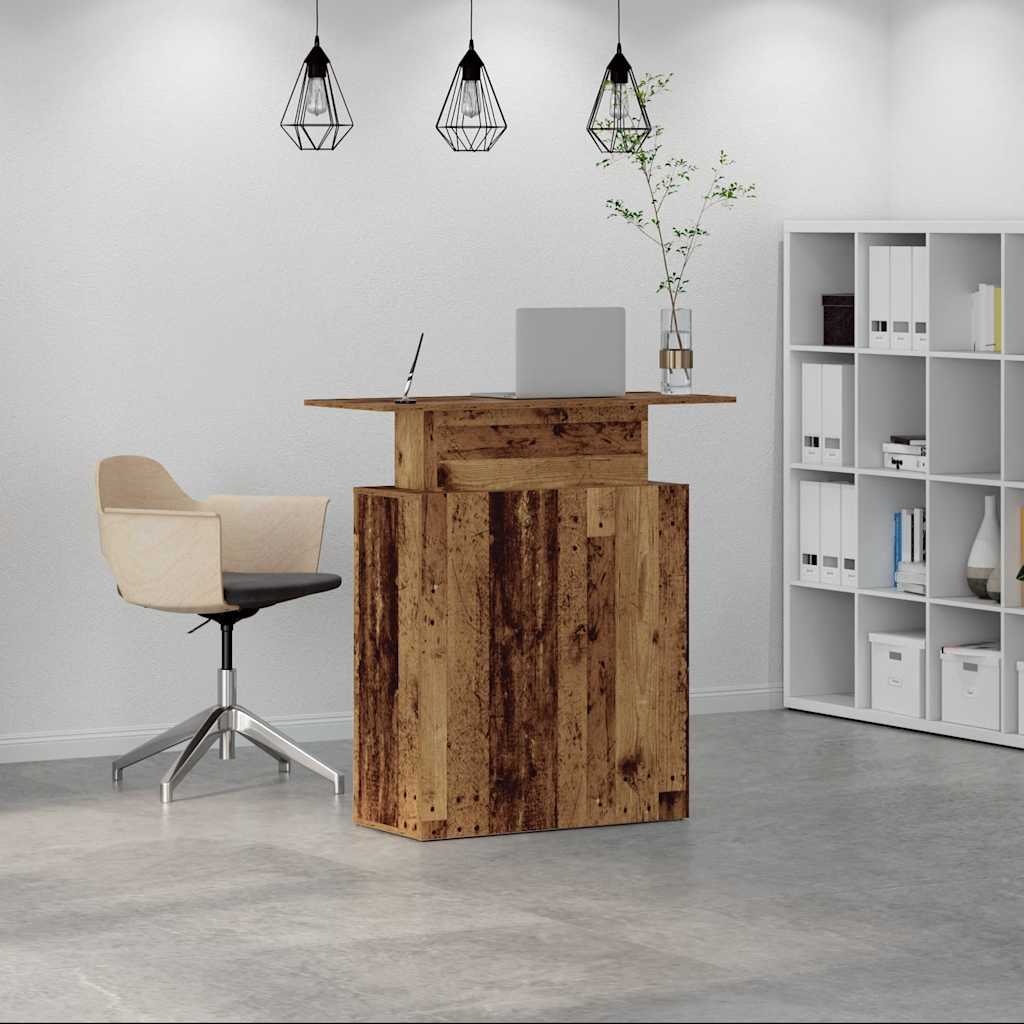 Banco Reception Legno Antico 100x40x104 cm Legno Multistrato 859058
