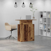 vidaXL Banco Reception Legno Antico 100x40x104 cm Legno Multistrato