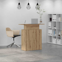 Banco Reception Rovere Artigianale 100x40x104 cm in Truciolato 859059