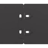 vidaXL Bordure per Prato 10 pz Nere Acciaio Laminato a Freddo