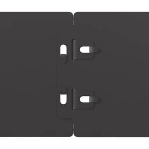 vidaXL Bordure per Prato 10 pz Nere Acciaio Laminato a Freddo