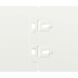 Bordure per Prato 10 pz Bianchi Acciaio Laminato a Freddo 860131