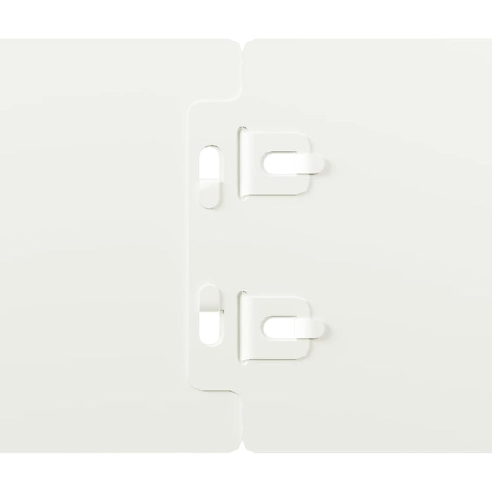 Bordure per Prato 10 pz Bianchi Acciaio Laminato a Freddo 860131