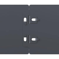 Bordure per Prato 10 pz Antracite Acciaio Laminato a Freddo 860132