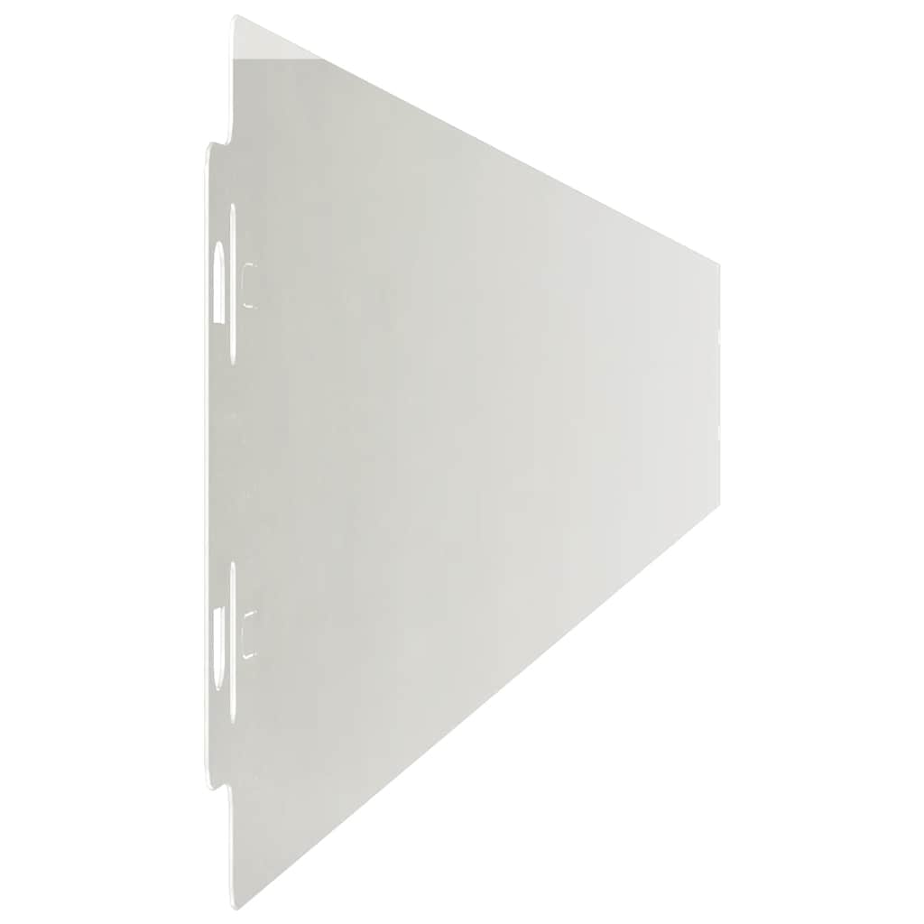 Bordure per Prato 10 pz 10x103 cm Acciaio Inossidabile