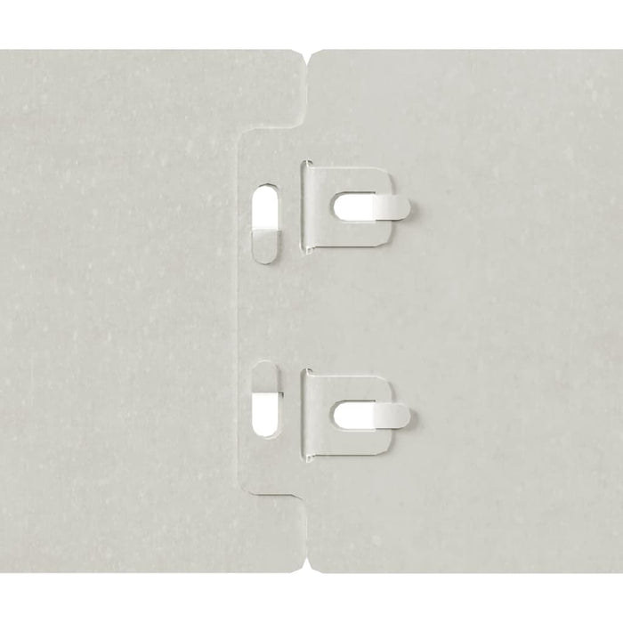 Bordure per Prato 10 pz 10x103 cm Acciaio Inossidabile 860134