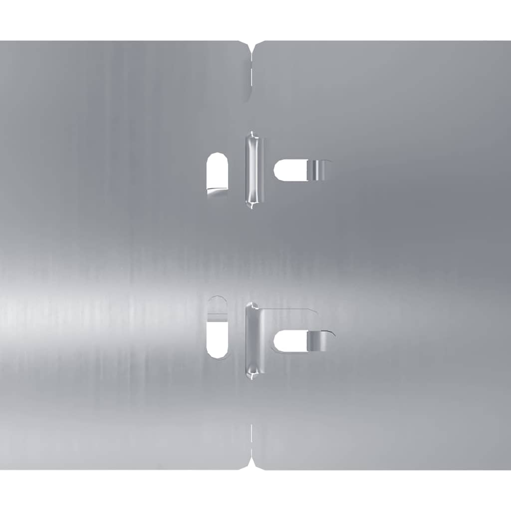 Bordure per Prato 10 pz 10x103 cm Acciaio Zincato 860135