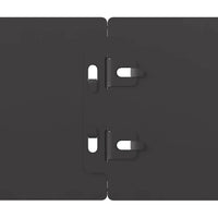 Bordure per Prato 50 pz Nere Acciaio Laminato a Freddo 860136