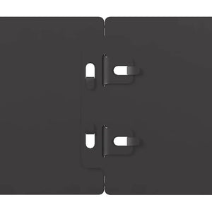 Bordure per Prato 50 pz Nere Acciaio Laminato a Freddo 860136