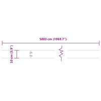 Bordure per Prato 50 pz Nere Acciaio Laminato a Freddo 860136
