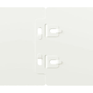 Bordure per Prato 50 pz Bianchi Acciaio Laminato a Freddo 860137