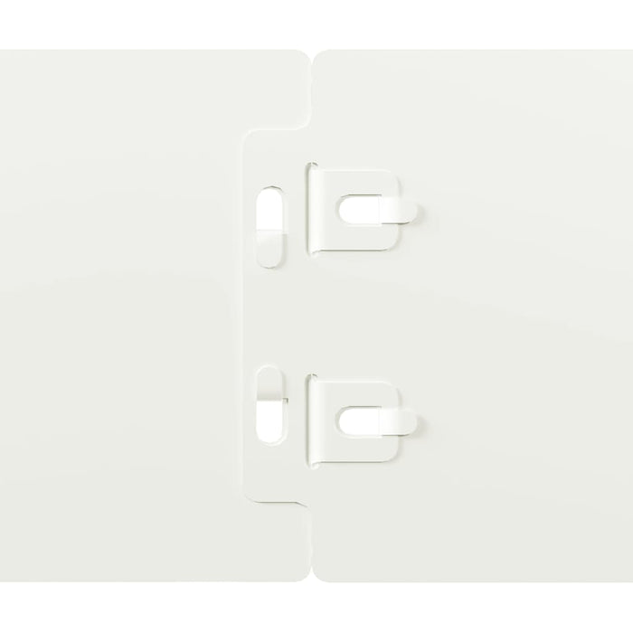 Bordure per Prato 50 pz Bianchi Acciaio Laminato a Freddo