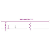 Bordure per Prato 50 pz Bianchi Acciaio Laminato a Freddo 860137
