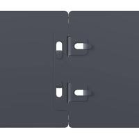 vidaXL Bordure per Prato 50 pz Antracite Acciaio Laminato a Freddo