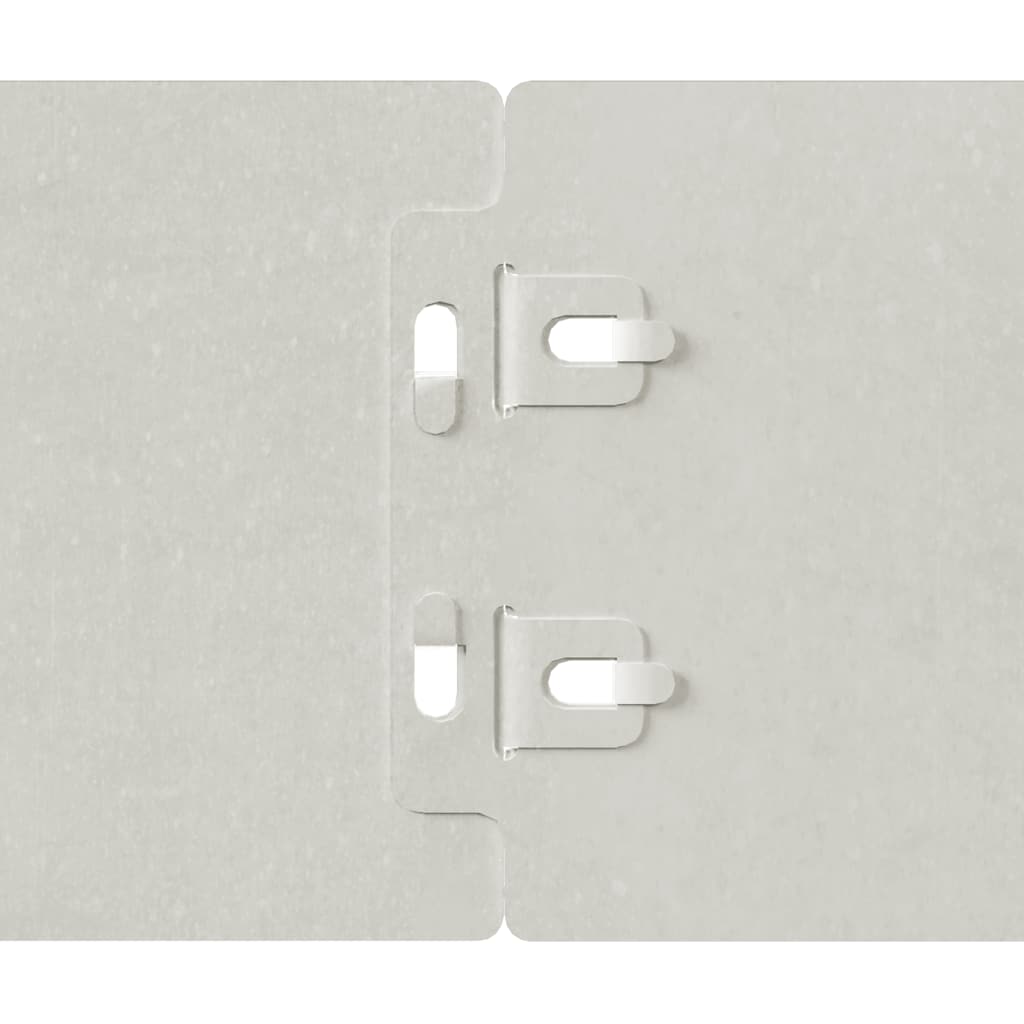 Bordure per Prato 50 pz 10x103 cm Acciaio Inossidabile 860140