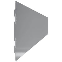 vidaXL Bordure per Prato 50 pz 10x103 cm Acciaio Zincato