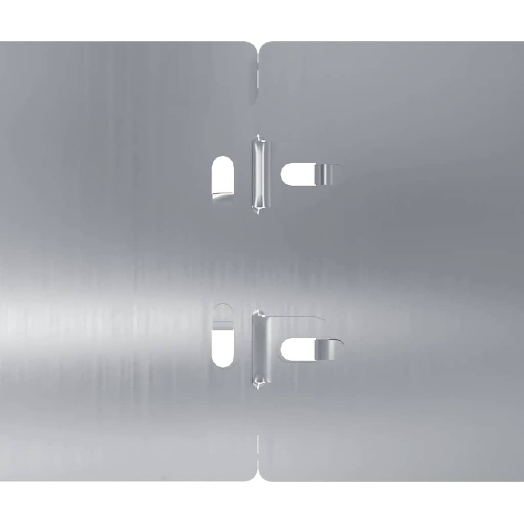 vidaXL Bordure per Prato 50 pz 10x103 cm Acciaio Zincato