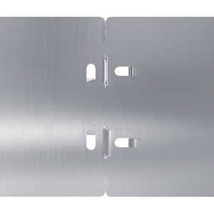 Bordure per Prato 50 pz 10x103 cm Acciaio Zincato 860141