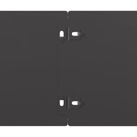 Bordure per Prato 10 pz Nere 15x103cm Acciaio Laminato a Freddo