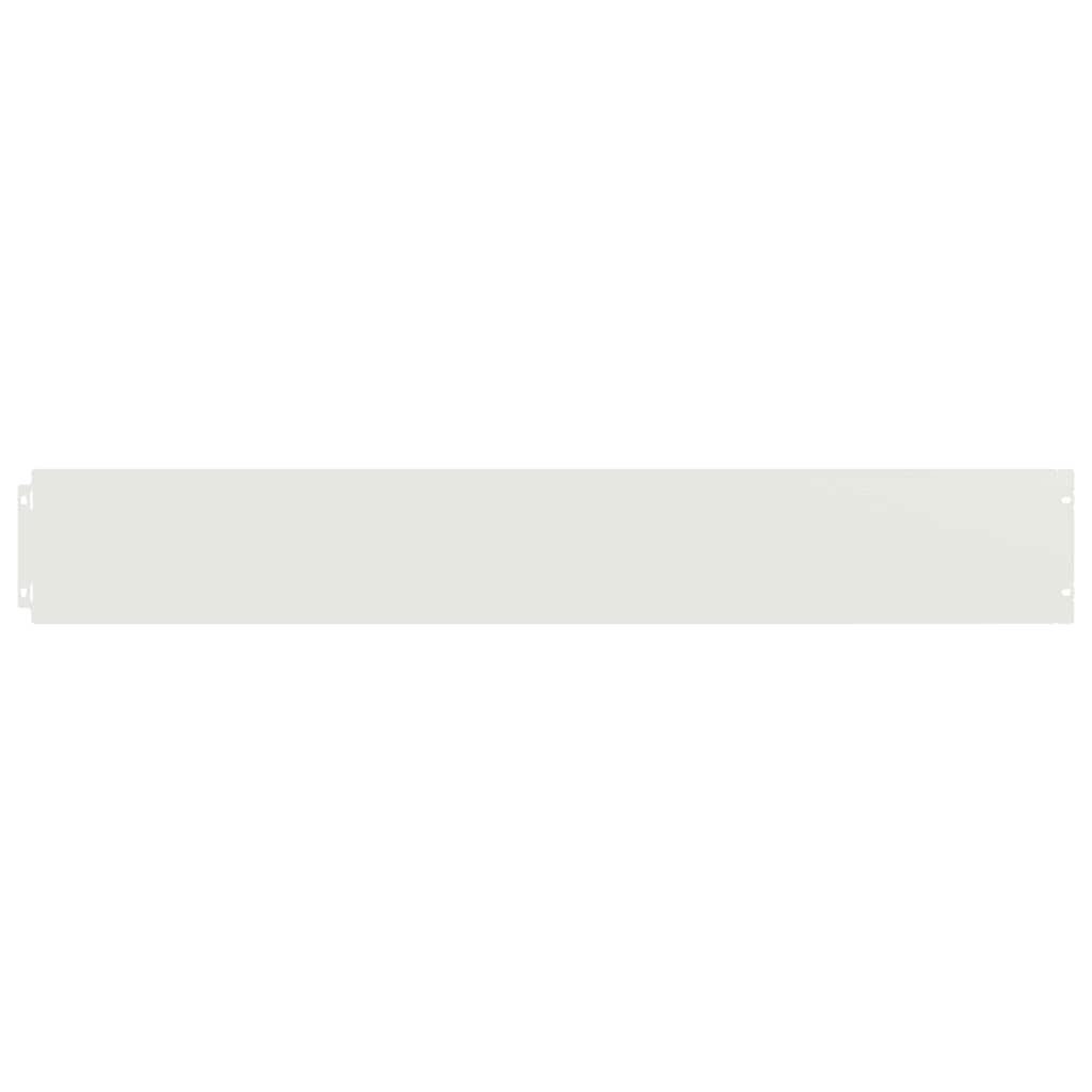 Bordure per Prato 10 pz Bianchi Acciaio Laminato a Freddo