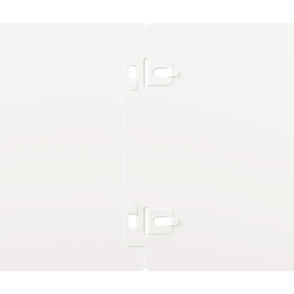 Bordure per Prato 10 pz Bianchi Acciaio Laminato a Freddo