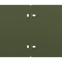 Bordure per Prato 10 pz Verde Oliva Acciaio Laminato a Freddo 860145