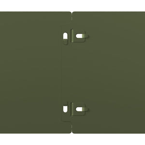 Bordure per Prato 10 pz Verde Oliva Acciaio Laminato a Freddo 860145