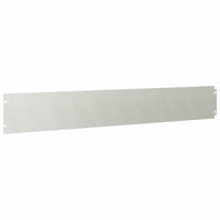 vidaXL Bordure per Prato 10 pz 15x103 cm Acciaio Inossidabile