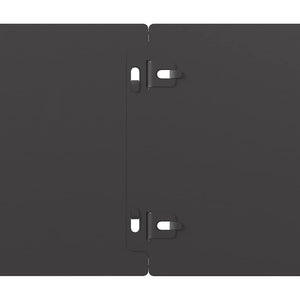 Bordure per Prato 50 pz Nere Acciaio Laminato a Freddo