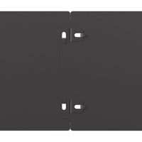 Bordure per Prato 50 pz Nere Acciaio Laminato a Freddo 860148