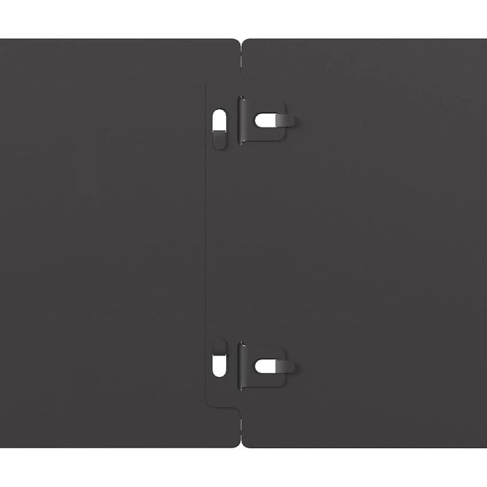 Bordure per Prato 50 pz Nere Acciaio Laminato a Freddo 860148