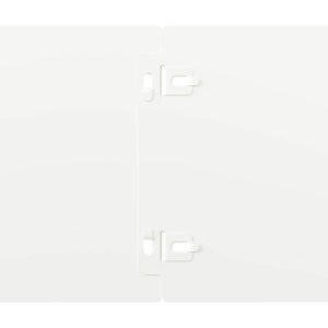 Bordure per Prato 50 pz Bianchi Acciaio Laminato a Freddo