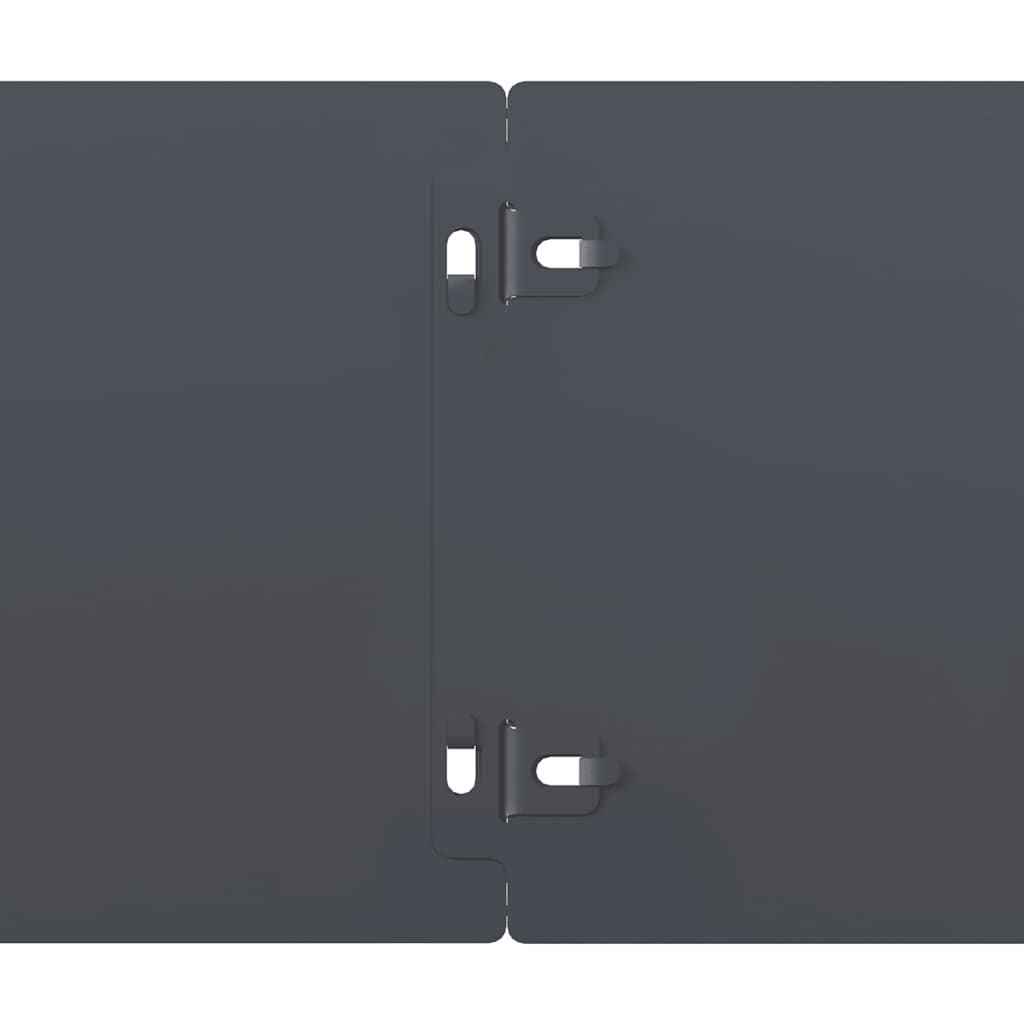 Bordure per Prato 50 pz Antracite Acciaio Laminato a Freddo 860150