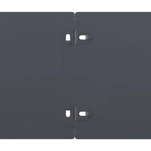 Bordure per Prato 50 pz Antracite Acciaio Laminato a Freddo 860150