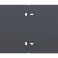 vidaXL Bordure per Prato 50 pz Antracite Acciaio Laminato a Freddo