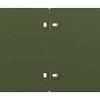 vidaXL Bordure per Prato 50 pz Verde Oliva Acciaio Laminato a Freddo