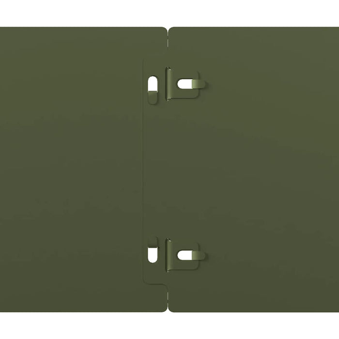 vidaXL Bordure per Prato 50 pz Verde Oliva Acciaio Laminato a Freddo