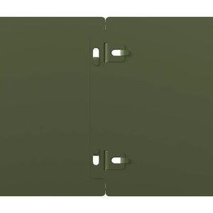 Bordure per Prato 50 pz Verde Oliva Acciaio Laminato a Freddo 860151