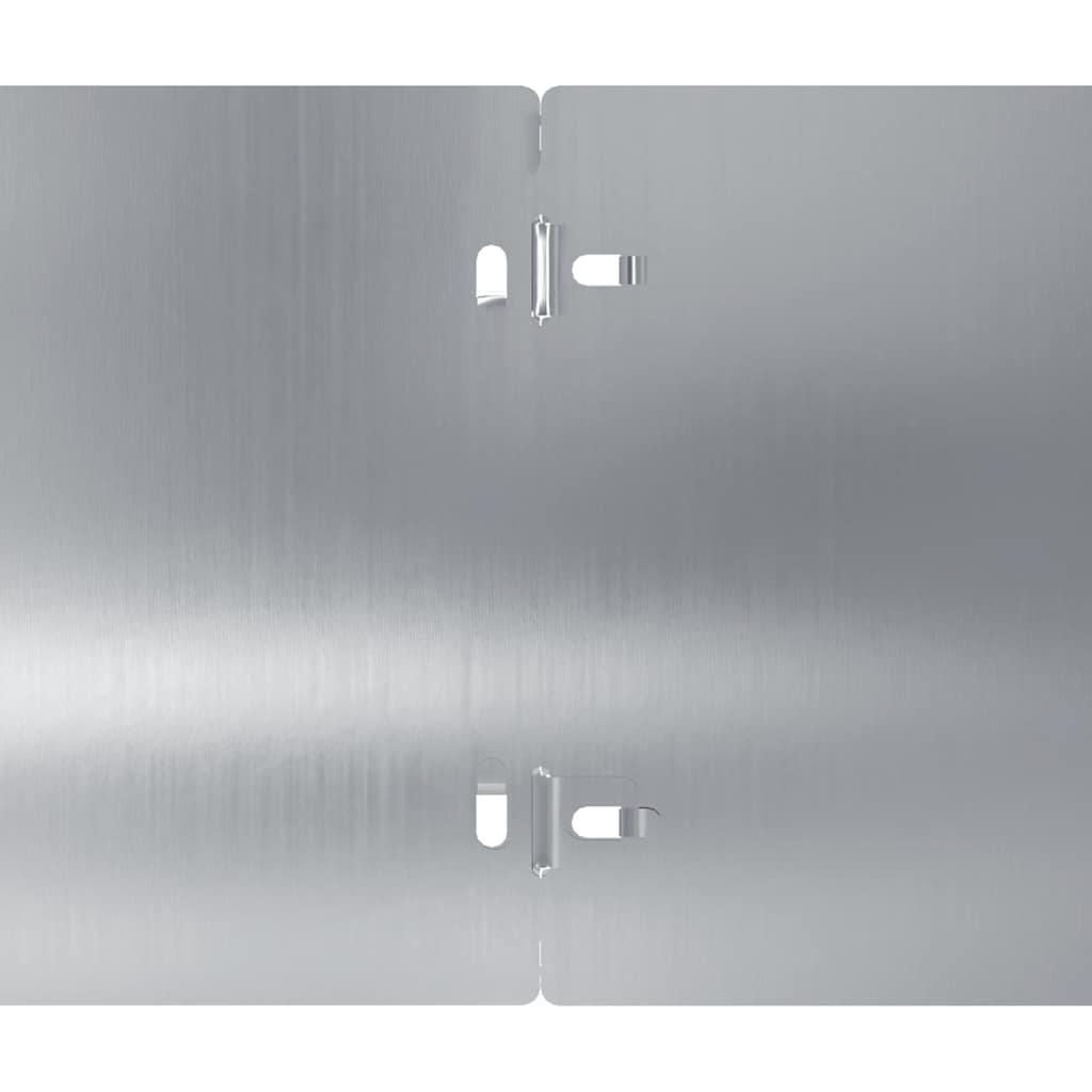 vidaXL Bordure per Prato 50 pz 15x103 cm Acciaio Zincato