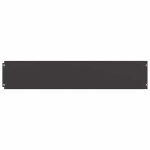 Bordure per Prato 10 pz Nere Acciaio Laminato a Freddo