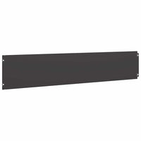 Bordure per Prato 10 pz Nere Acciaio Laminato a Freddo 860154