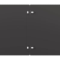 Bordure per Prato 10 pz Nere Acciaio Laminato a Freddo