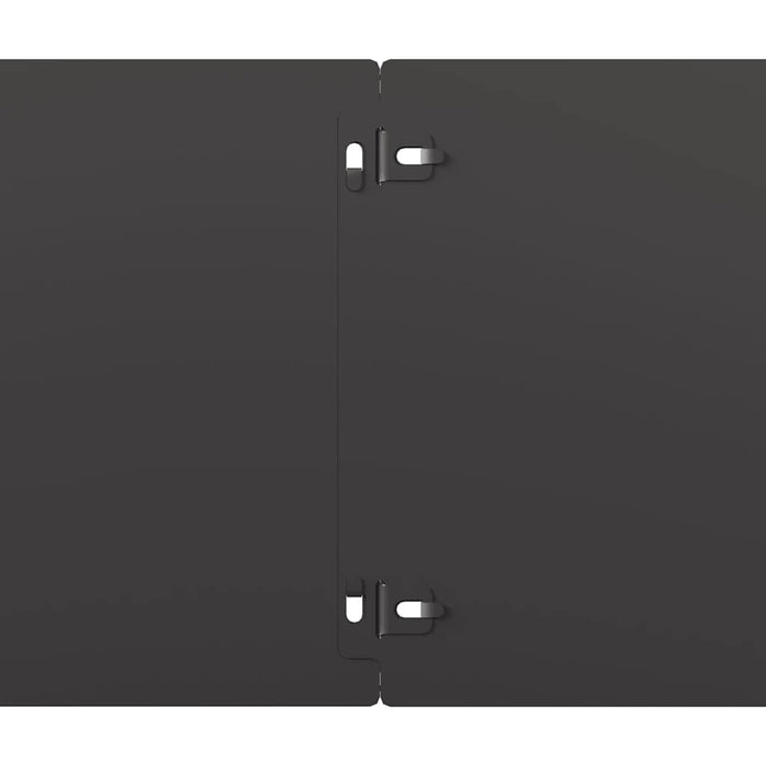 Bordure per Prato 10 pz Nere Acciaio Laminato a Freddo 860154