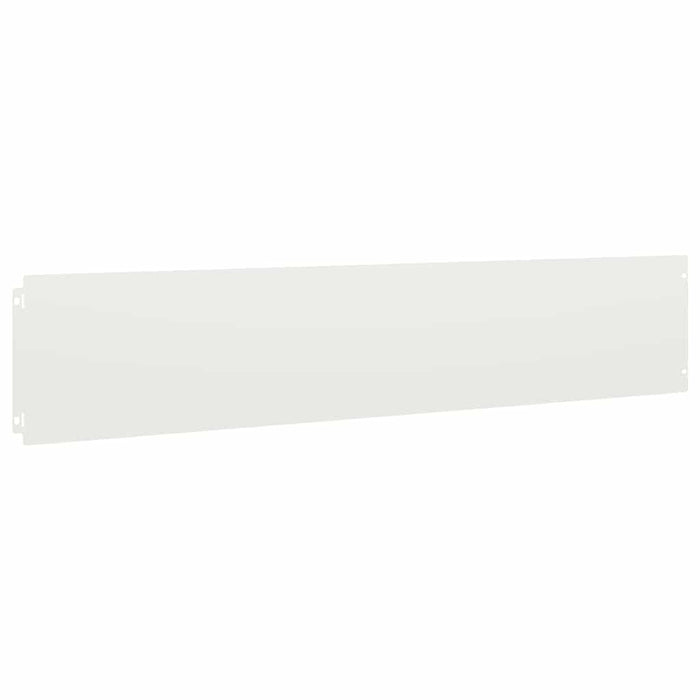 Bordure per Prato 10 pz Bianchi Acciaio Laminato a Freddo