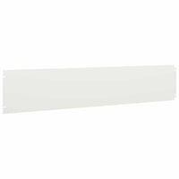 Bordure per Prato 10 pz Bianchi Acciaio Laminato a Freddo