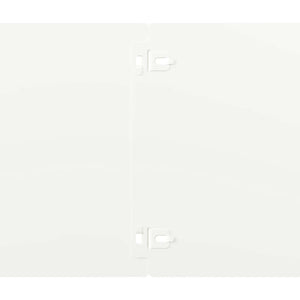 Bordure per Prato 10 pz Bianchi Acciaio Laminato a Freddo 860155