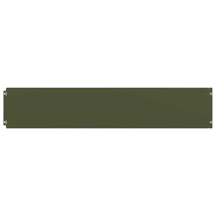 Bordure per Prato 10 pz Verde Oliva Acciaio Laminato a Freddo