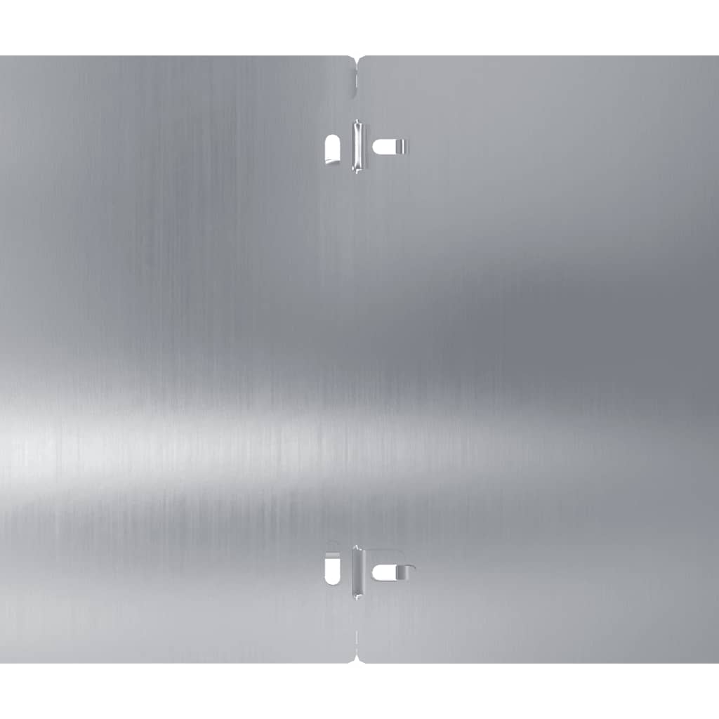 Bordure per Prato 10 pz 20x103 cm Acciaio Zincato 860159