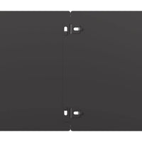 Bordure per Prato 30 pz Nere Acciaio Laminato a Freddo