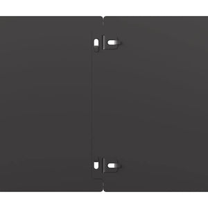 Bordure per Prato 30 pz Nere Acciaio Laminato a Freddo